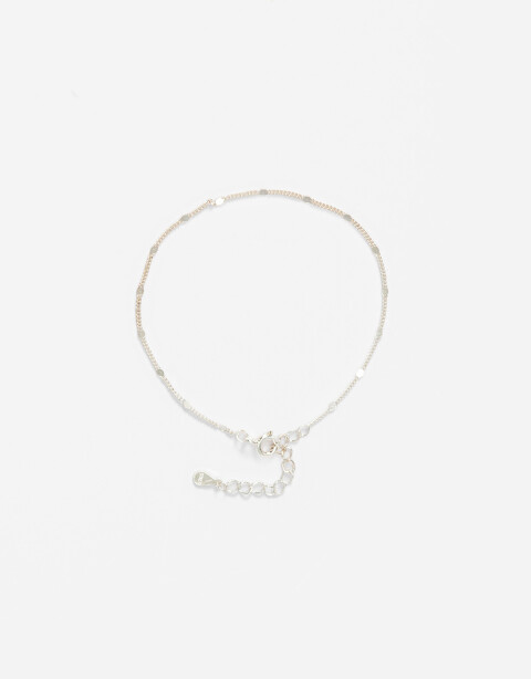 Pulseras Flexibles Metal Pulsera Flexible De Plata - Plateado