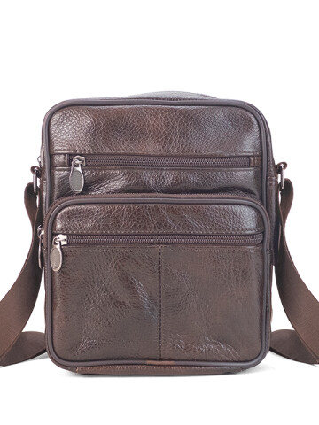 MORRAL CUERO TACUME CHOCOLATE