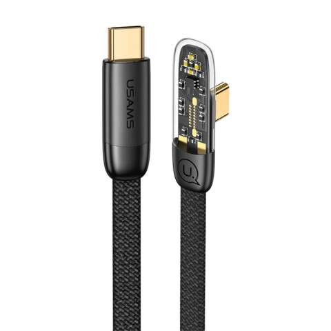 Cable De Datos Usb C Tipo C Angulo Recto 100w 1.2m Usams Cable De Datos Usb C Tipo C Angulo Recto 100w 1.2m Usams