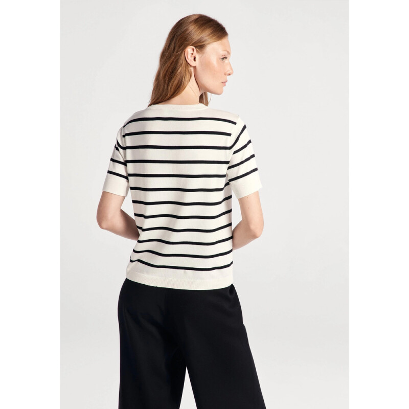 BLUSA FEM BRANCO E PRETO