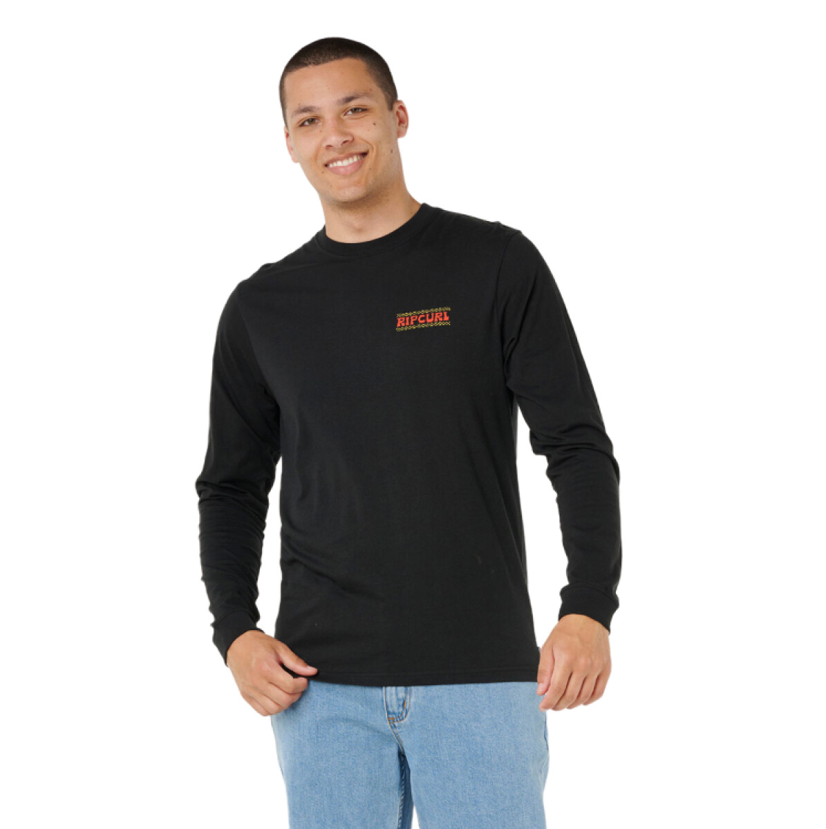 Remera Rip Curl Shredding - Negro 