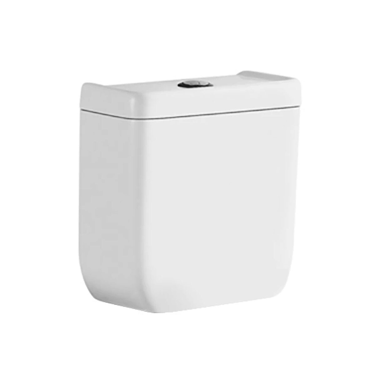 Mochila Doble Descarga Para Inodoro Horizontal Blanco Brillo De Porcelana 