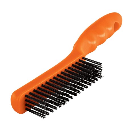 Cepillo de Acero Mango Ergonómico Truper 4 Hileras
