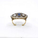 Anillo Antiguo En Oro 18K Con Brillantes, Diamantes Y Zafiro Anillo Antiguo En Oro 18K Con Brillantes, Diamantes Y Zafiro