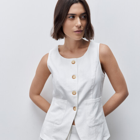 CHALECO CONA Blanco