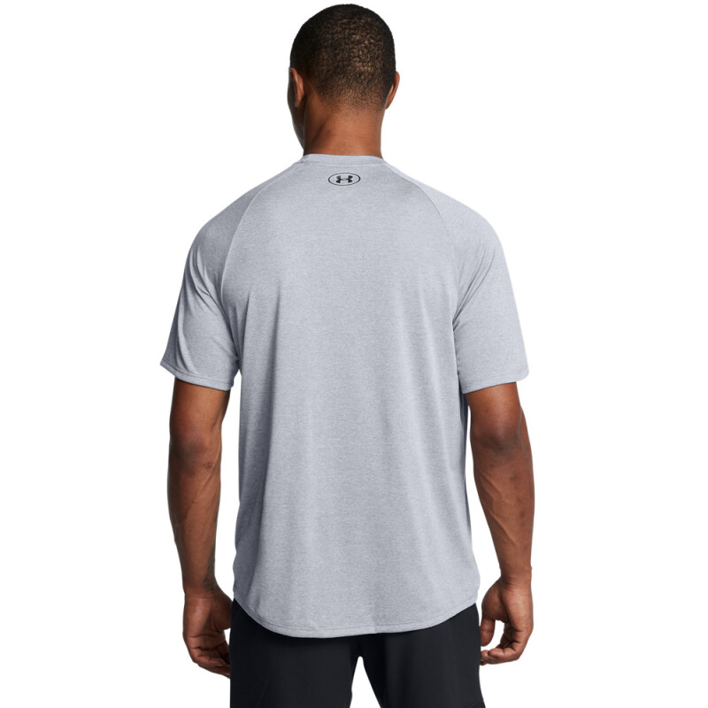 UA Tech 2.0 SS Tee-ORG GRY-036