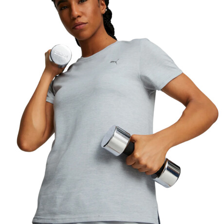 REMERA PUMA RUN FAVORITE HEATHER Grey