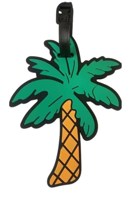Identificador De Equipaje Tag Valija Maleta brio para viaje palmeras