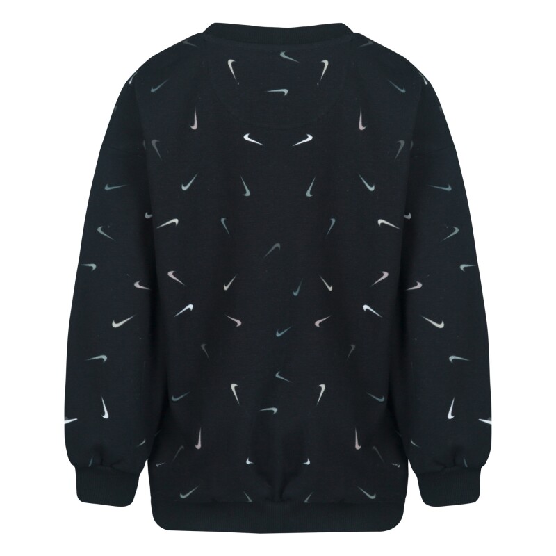 Remera Nike Snack Pack Media larga de Niños Negro