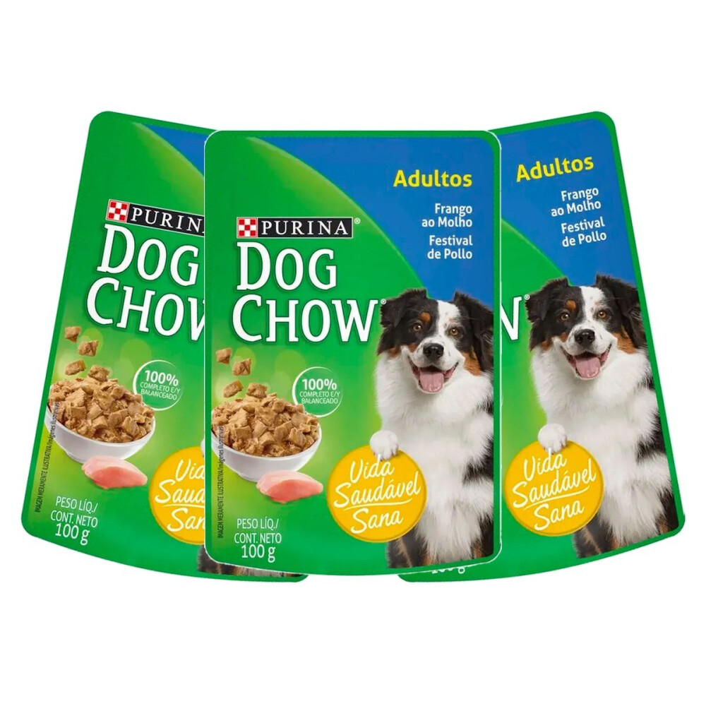 DOG CHOW FESTIVAL DE POLLO 100 GR PACK X12 DOG CHOW FESTIVAL DE POLLO 100 GR PACK X12