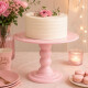 Soporte de Torta 32 cm x22cm Rosa