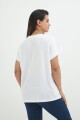 Remera con bordado BLANCO