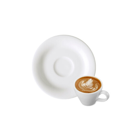 Plato Cappuccino Actualite 16 cm Blanco Porcelana Corona Plato Cappuccino Actualite 16 cm Blanco Porcelana Corona