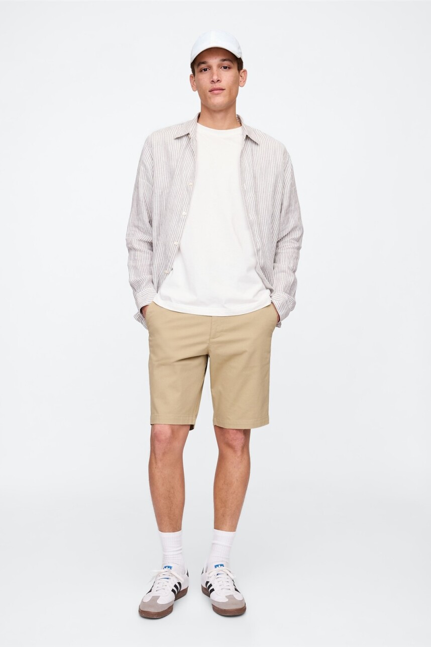 Short Skinny 10 Inch Hombre Iconic Khaki