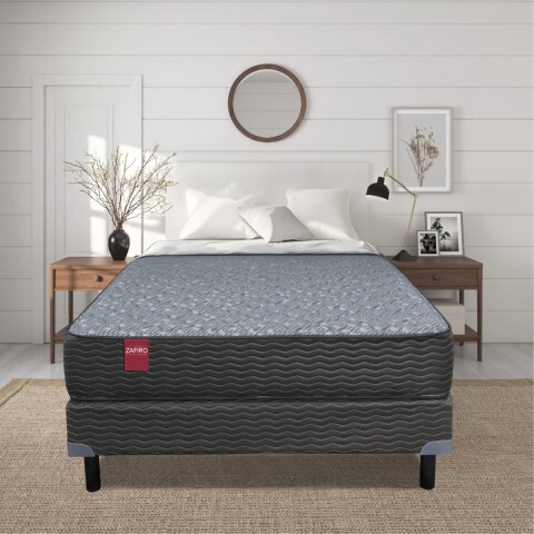 Sommier ZAFIRO - 2 Plazas - Espuma Alta Densidad Reversible - 40x190x26 cm - Hasta 130 Kg - GARANTIA 5 AÑOS Sommier ZAFIRO - 2 Plazas - Espuma Alta Densidad Reversible - 40x190x26 cm - Hasta 130 Kg - GARANTIA 5 AÑOS