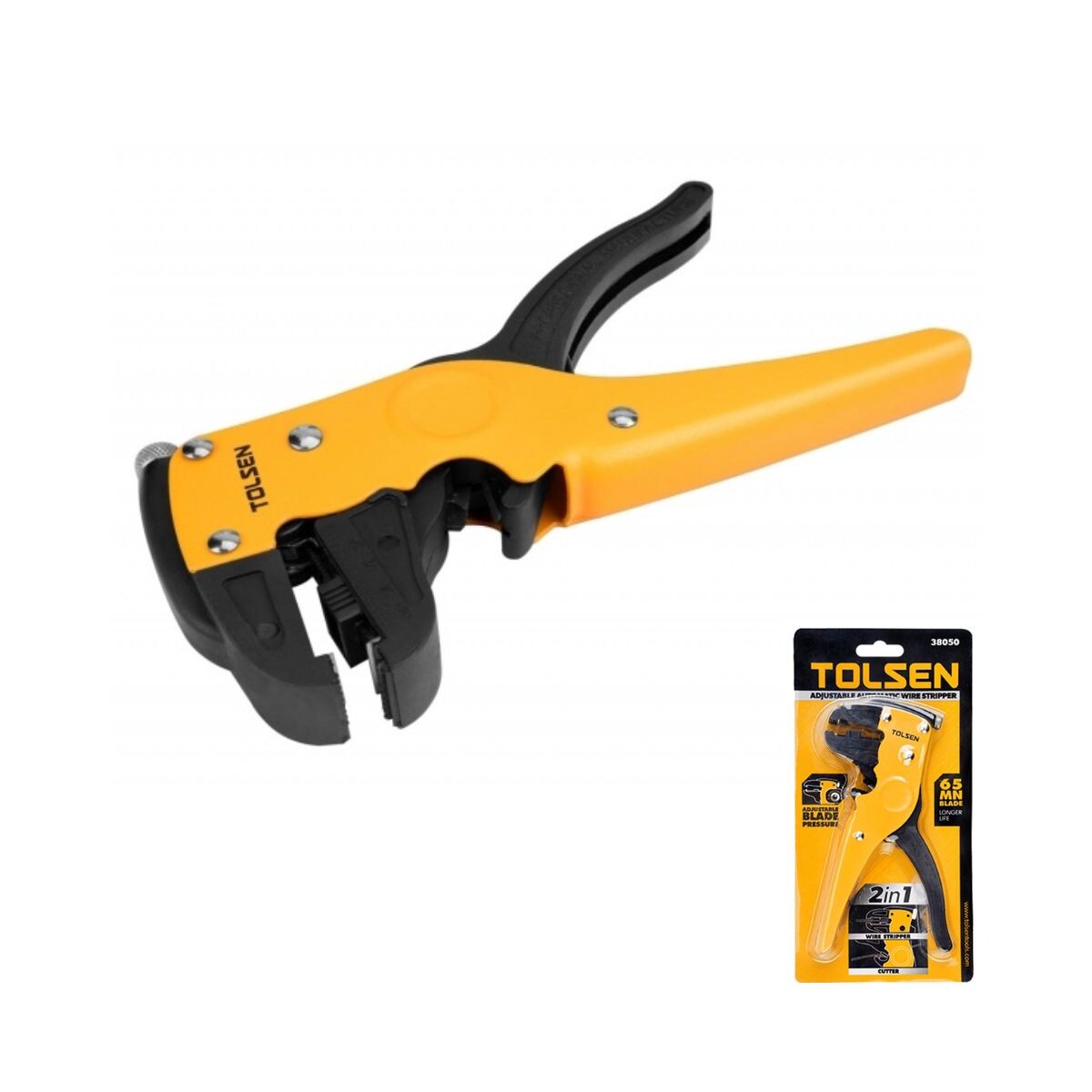 Alicate Pelacables Y Cortador Tolsen 