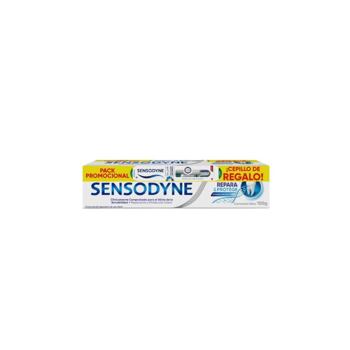 Sensodyne Pack Rep&Prot + Cepillo Medio Regual 