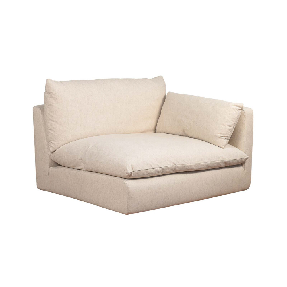 SOFÁ C/FUNDAS DESMONTABLES 3 CUERPOS TELA NATURAL-BEIGE LA JOLA CRUDO