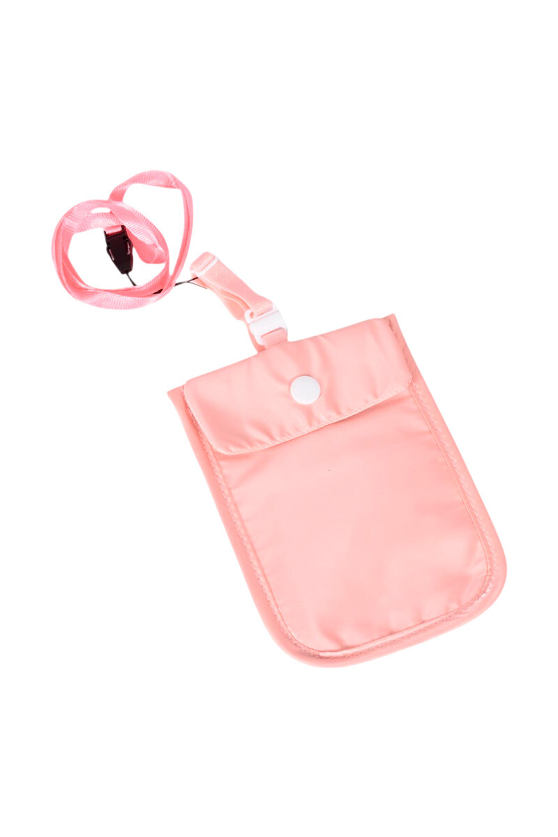 PORTA DOCUMENTOS PARA VIAJE ROSA 