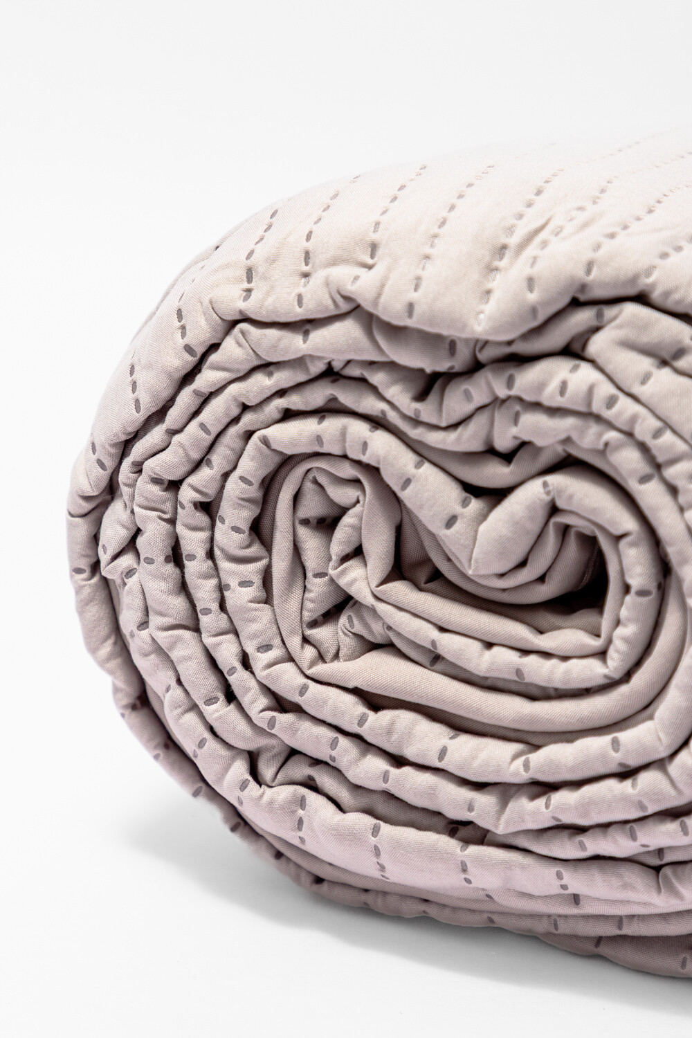 Cubrecama 1 Plaza Microfibra Washed Gris