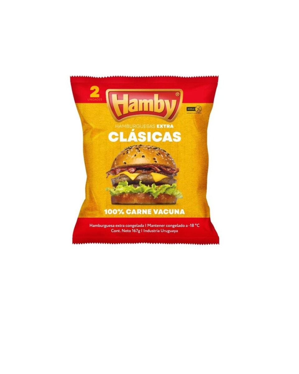 HAMBURGUESAS HAMBY X2 