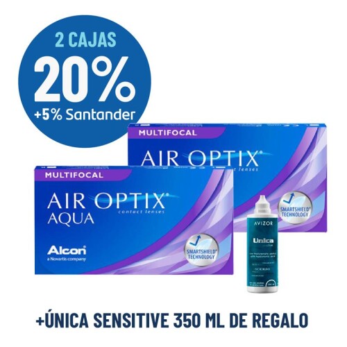 Set Air Optix Multifocal X2 Cajas Blanco