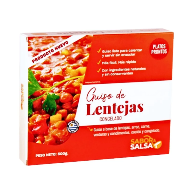 Guiso de Lentejas Sabor & Salsa - 500 g Guiso de Lentejas Sabor & Salsa - 500 g