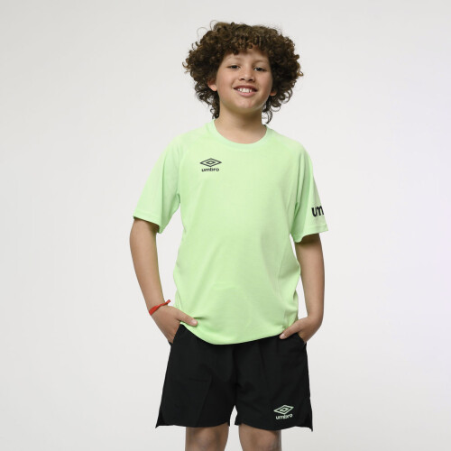 Remera Manga Corta Zipper Umbro Junior 0v2