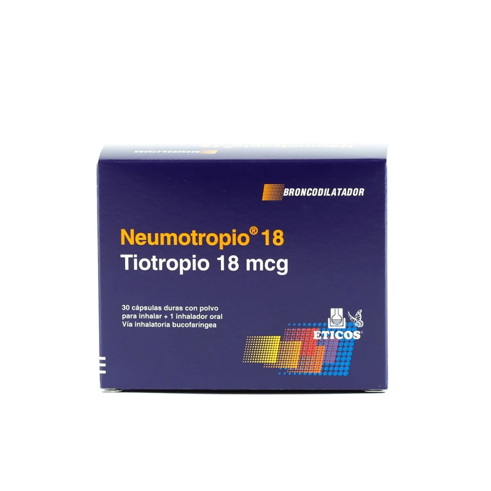 NEUMOTROPIO 18 MCG CAPS. P/ INHAL. CJ X
