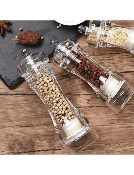 PIMENTERO ACRILICO TRANSPARENTE 17CM PIMENTERO ACRILICO TRANSPARENTE 17CM