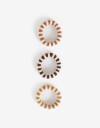 Gomitas Elásticas Sets Estampados Set De Gomitas Elásticas - Marron Medio