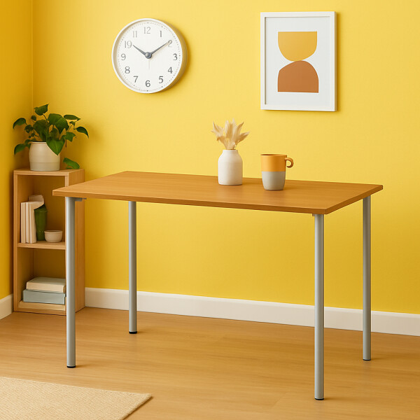 Mesa De Comedor Modelo Gitana, Rectangular Apta Para 6 Personas. MARRON