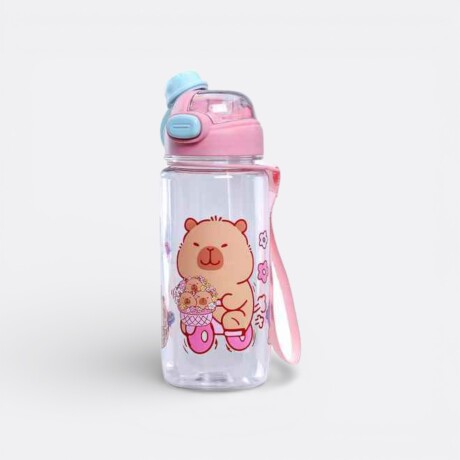 Botella Infantil Capibara Rosa