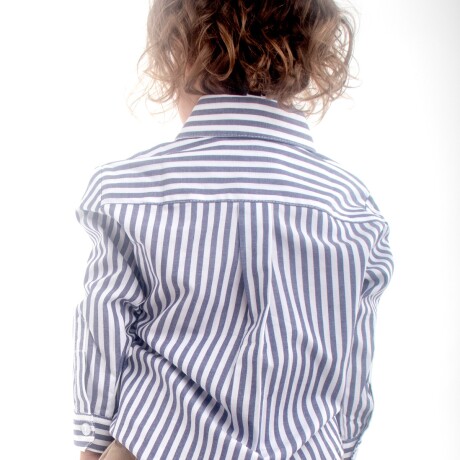 Camisa de Niño/a franja azul