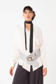 CAMISA DE TEJIDO ARRUGADO Crudo