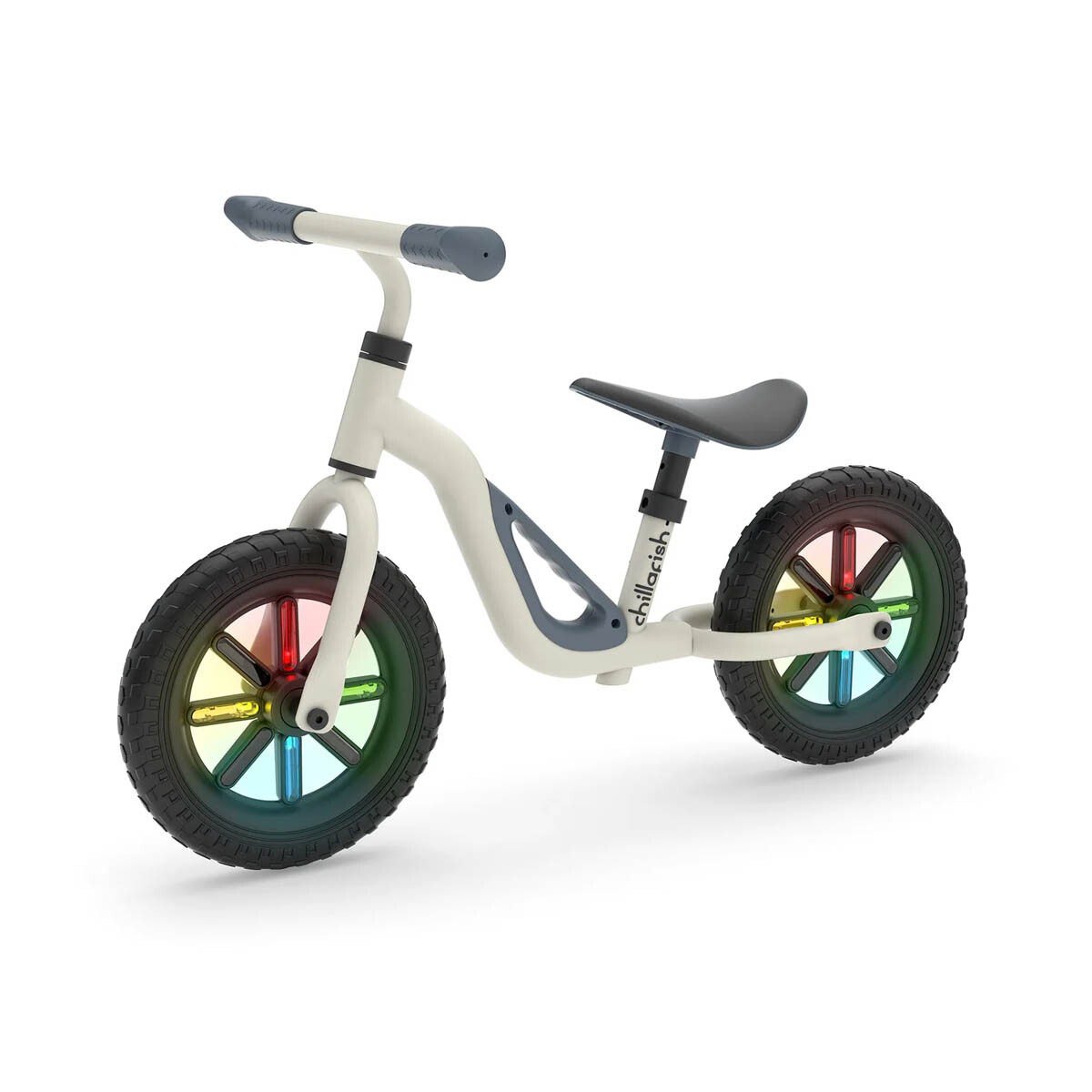 Bicicleta de equilibrio Charlie Glow con ruedas iluminadas Chillafish 