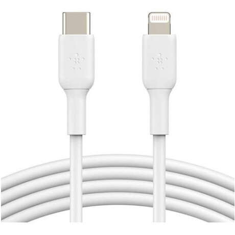 BELKIN CAA003BT1MWH CABLE LIGHTNING A USB-C BLANCO Belkin Caa003bt1mwh Cable Lightning A Usb-c Blanco