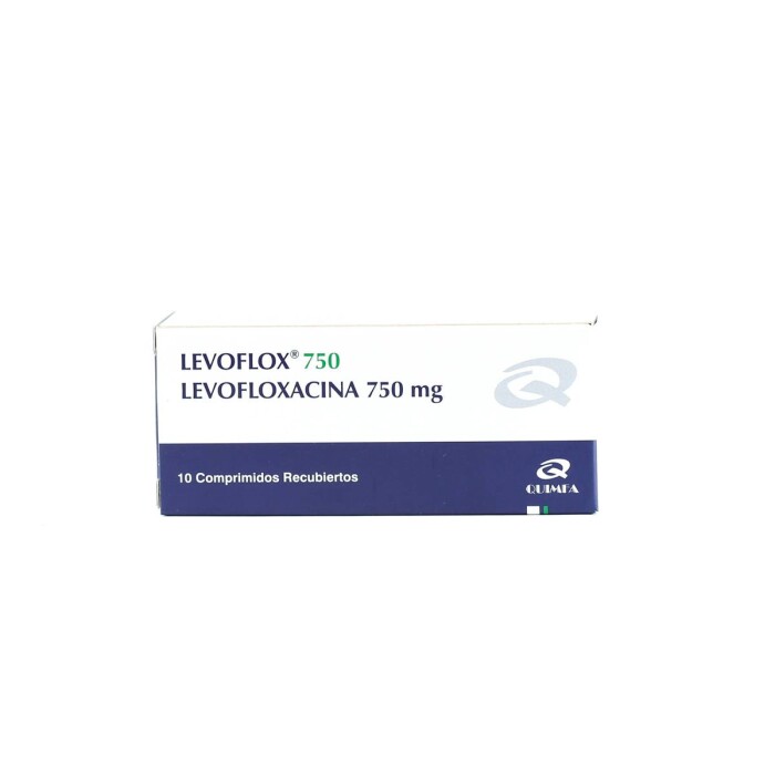 LEVOFLOX 750 MG. CJ X 10 COMP. única