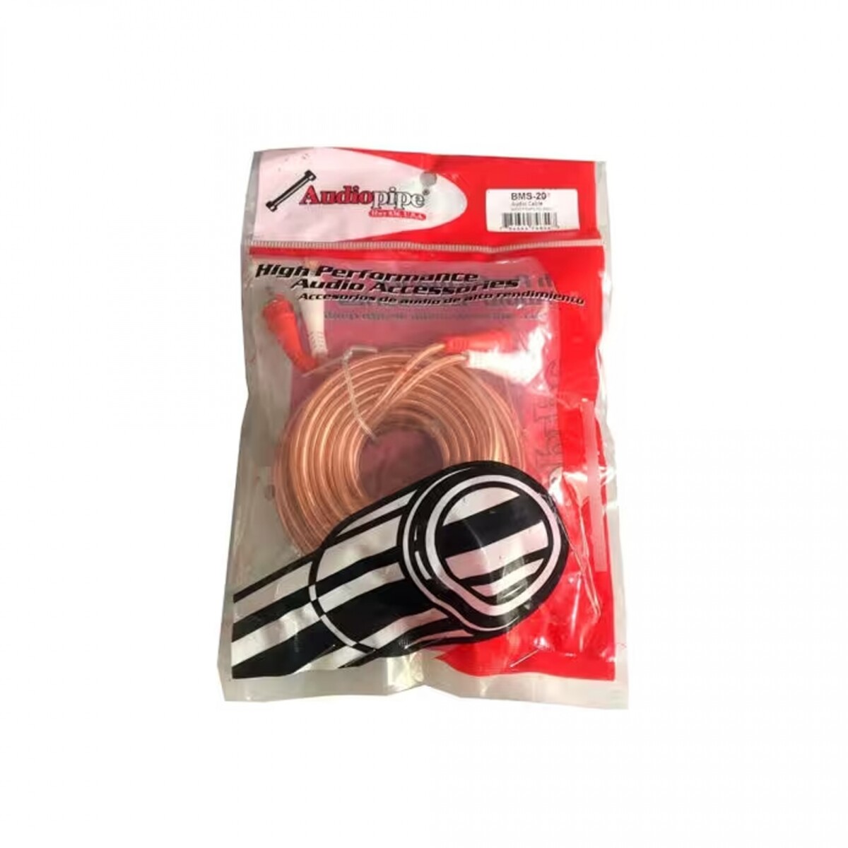 Cable Audiopipe 2 Rca - 2 Rca 6 Metros 
