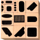 Vehículos Match Create: un kit de arte con sellos, multicolor Vehículos Match Create: un kit de arte con sellos, multicolor