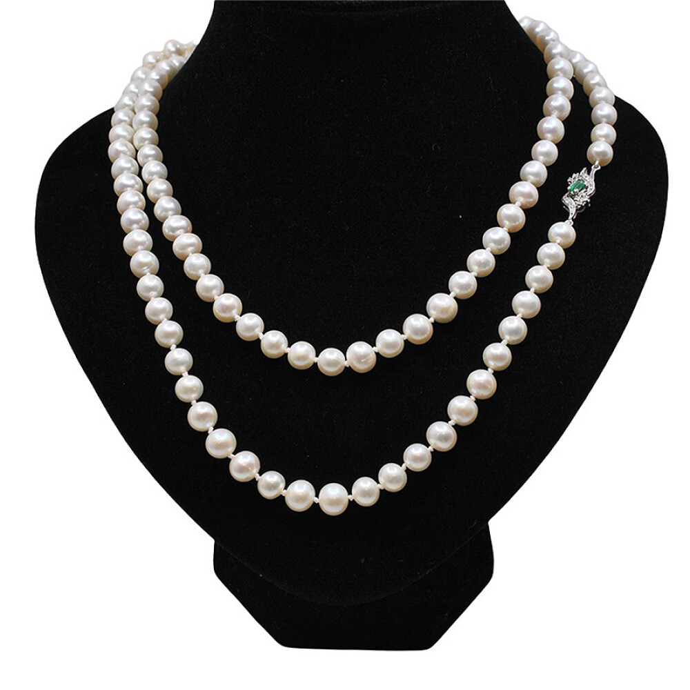 Collar De Perlas De Cultivo De 8 Mm Collar De Perlas De Cultivo De 8 Mm