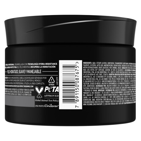 Máscara Tresemme Tratamiento Hidratación Pro Activa 300ml Máscara Tresemme Tratamiento Hidratación Pro Activa 300ml