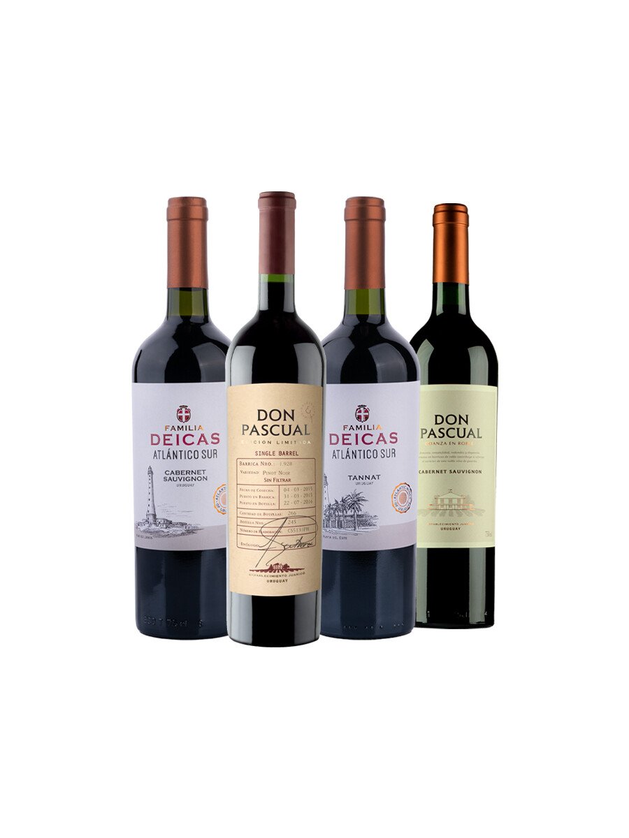 Pack Bacán Selección Mapa del Sur x4 vinos Raíces Uruguayas Pack Bacán Selección Mapa del Sur x4 vinos Raíces Uruguayas