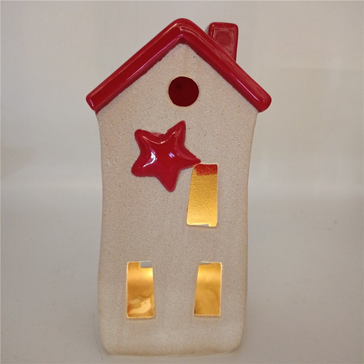 CASA DECORATIVA 9.5*8*19.5CM CERAMICA 