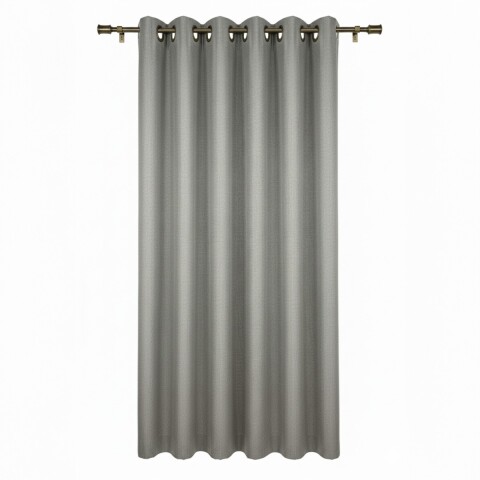 CORTINA ANN & VAL ANTIS MONACO 1,35 X 2,30CM GRIS Unica