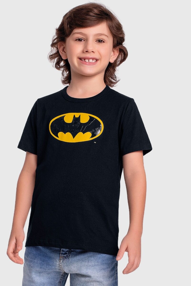 Remera Infantil. Negro