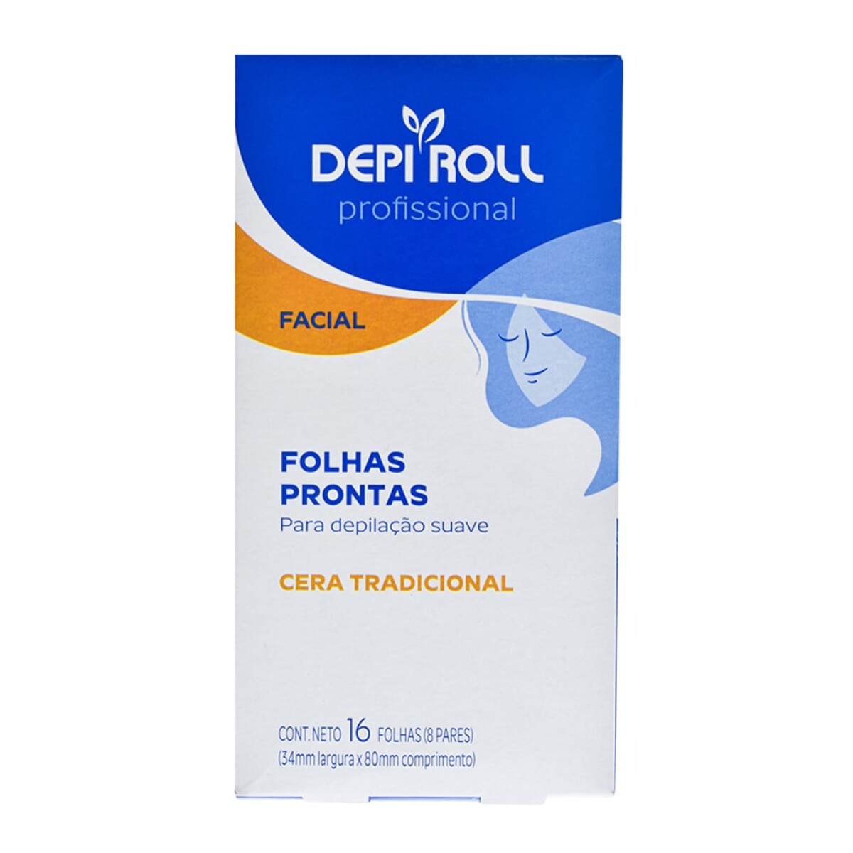 Bandas Depilatorias Faciales x8 – DepiRoll 