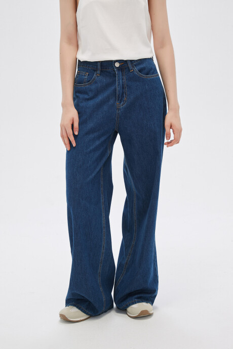 Pantalon Levannia Azul Medio