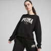 Buzo Puma Squad Crew TR de Mujer - 682493 01 Negro