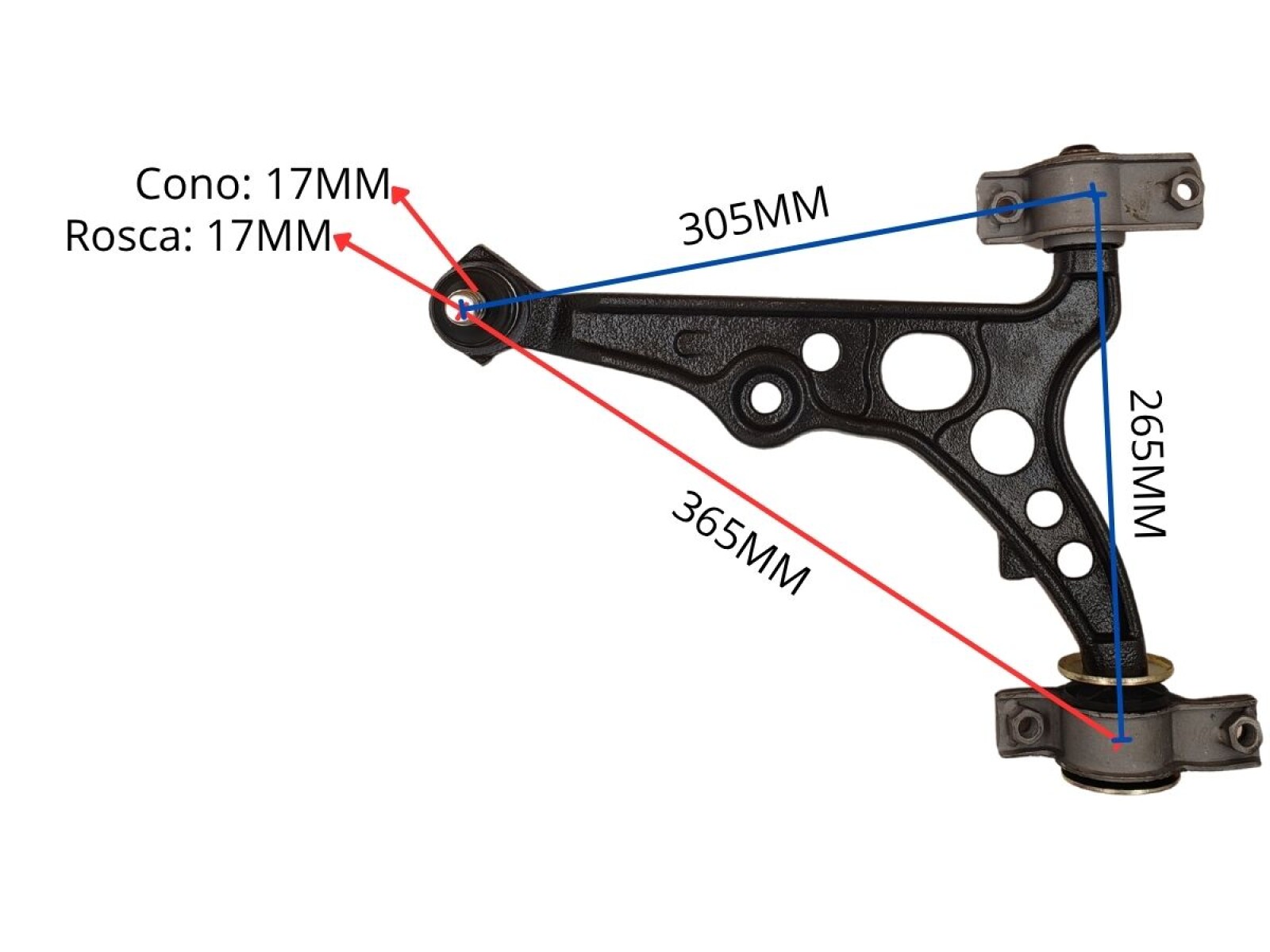 Parilla De Suspension Delantera Fiat Brava 96-01 Izq 